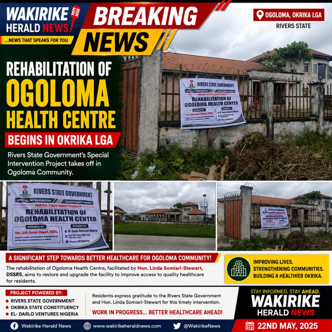 𝗥𝗲𝗵𝗮𝗯𝗶𝗹𝗶𝘁𝗮𝘁𝗶𝗼𝗻 𝗼𝗳 𝗢𝗴𝗼𝗹𝗼𝗺𝗮 𝗛𝗲𝗮𝗹𝘁𝗵 𝗖𝗲𝗻𝘁𝗿𝗲 𝗕𝗲𝗴𝗶𝗻𝘀